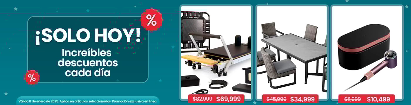 Increíbles descuentos cada día