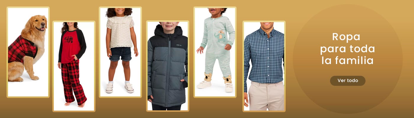 Ropa para toda la familia