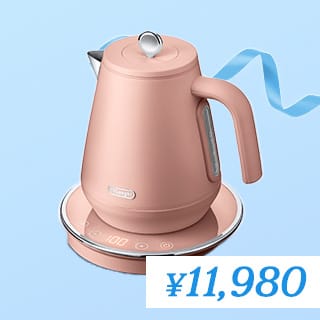 De'Longhi ECLETTICA Electric Kettle with Temperature Control