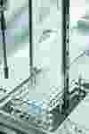 Positioning of rack for screening