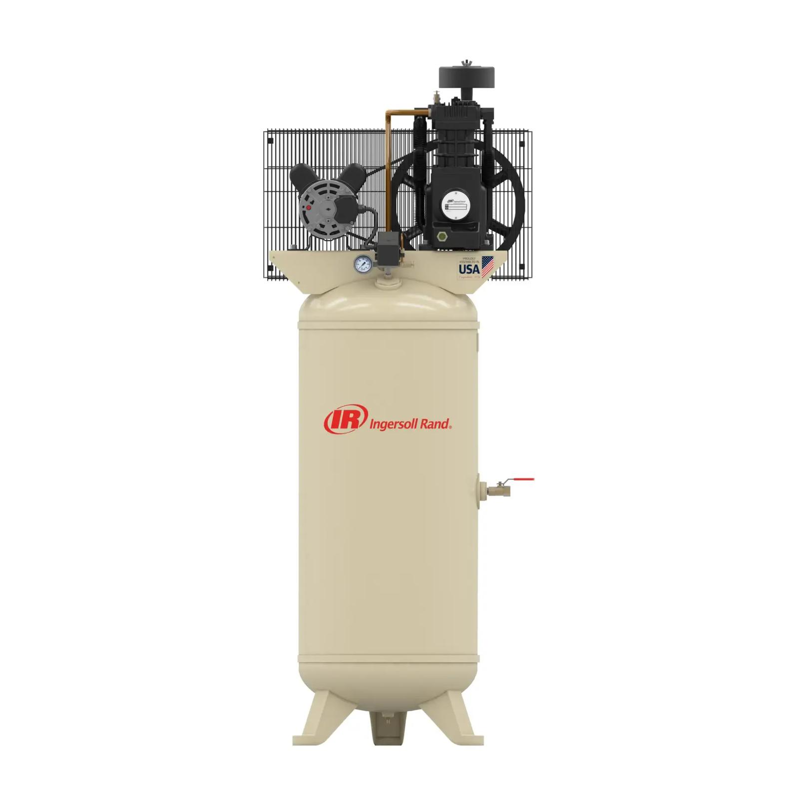 Two-Stage Electric Reciprocating Air Compressor 5 HP, 60 Gallon Tank 