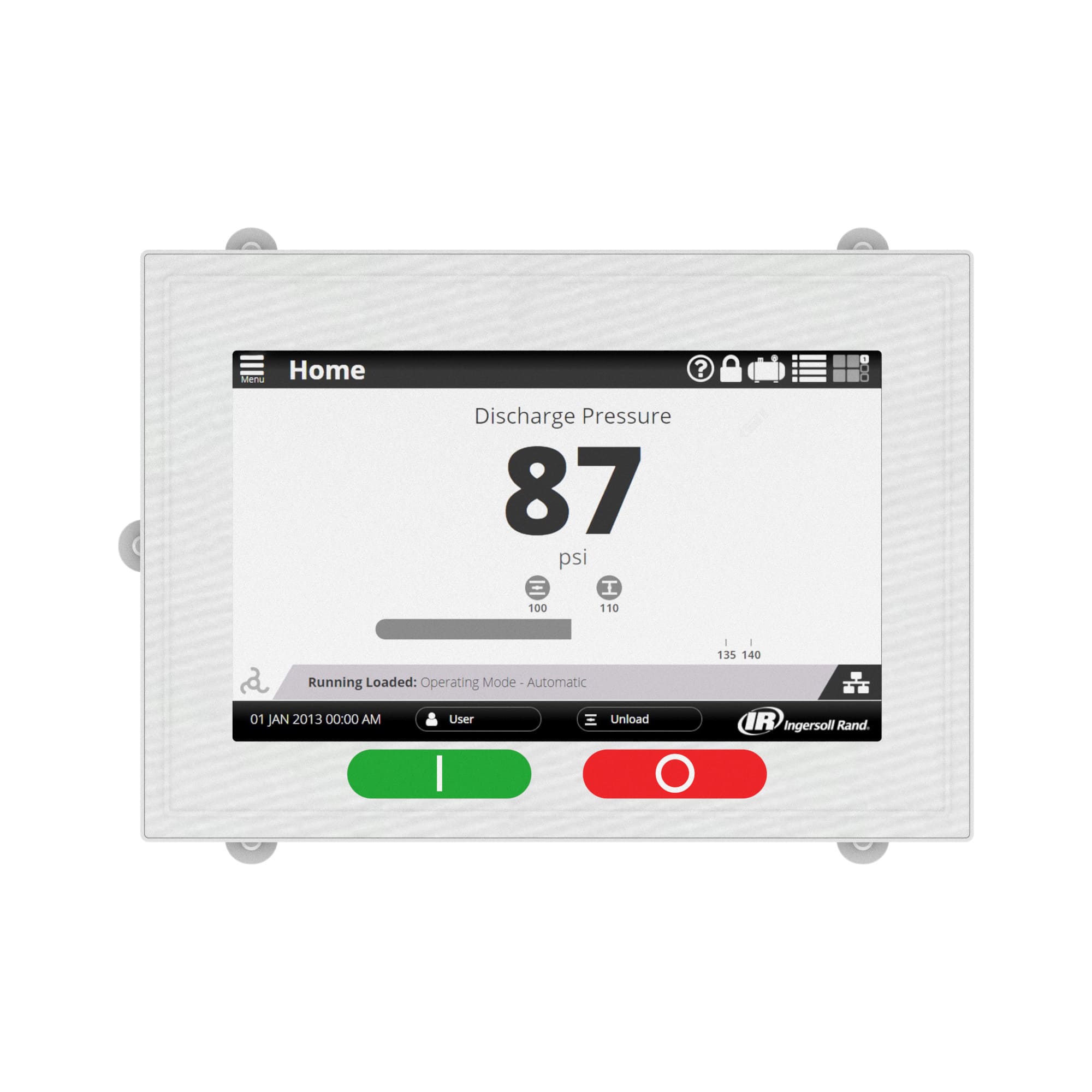 Product Photo Exterior front xs series rotary compressor controller xs180