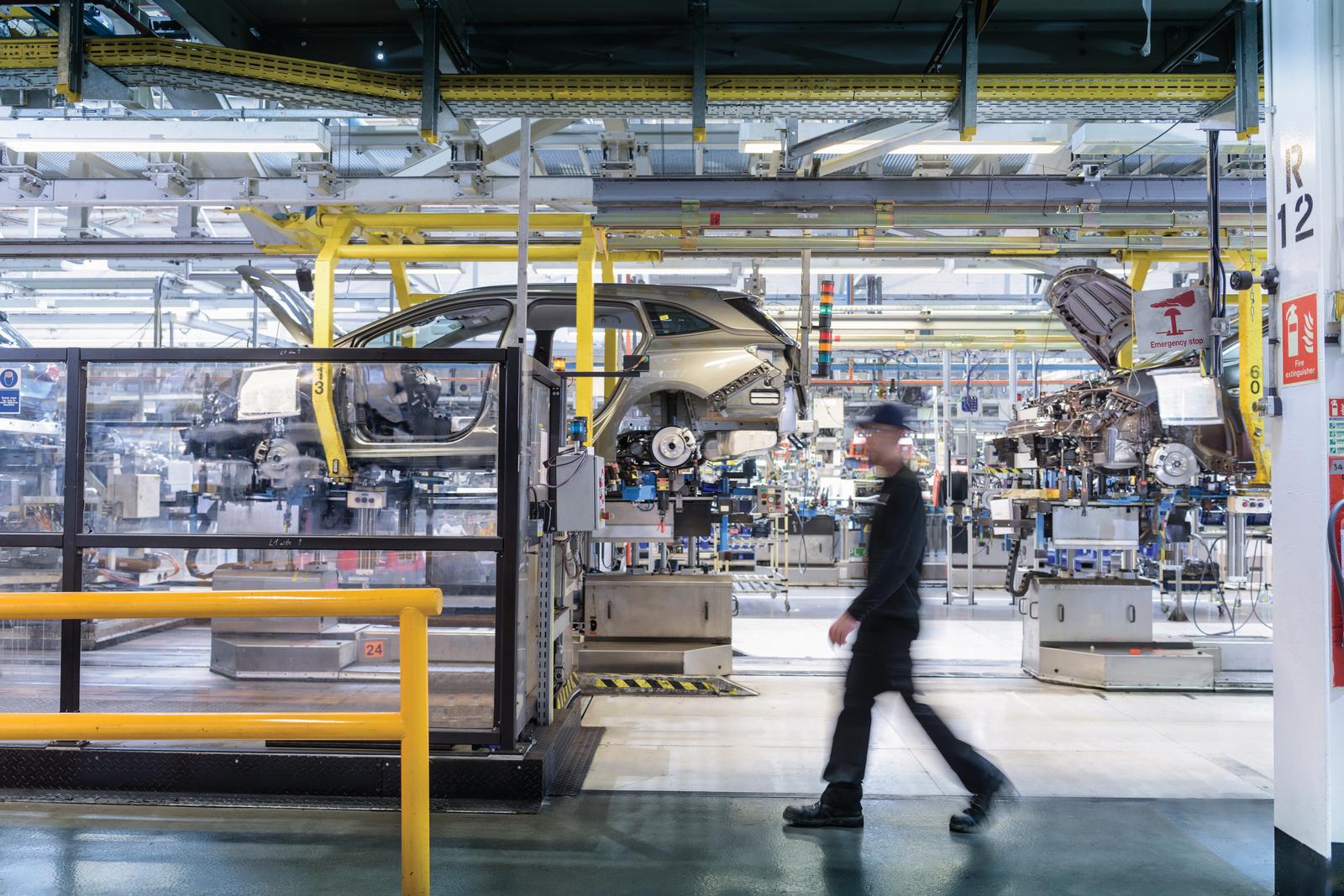 Automotive assembly plant floor
