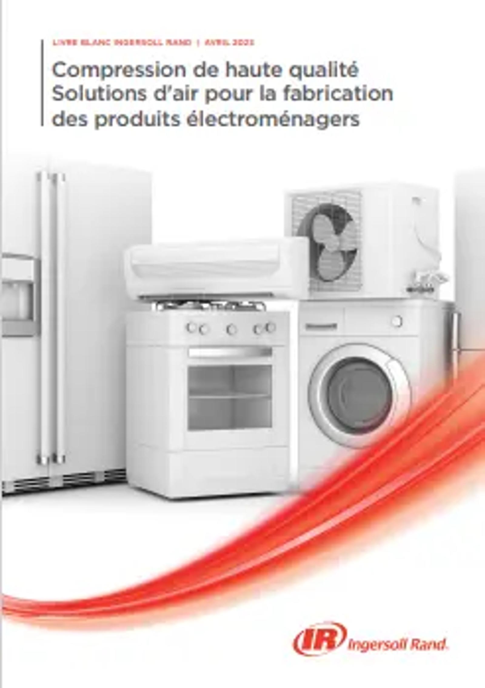 Industry Document Compressed air white goods manufacturing french