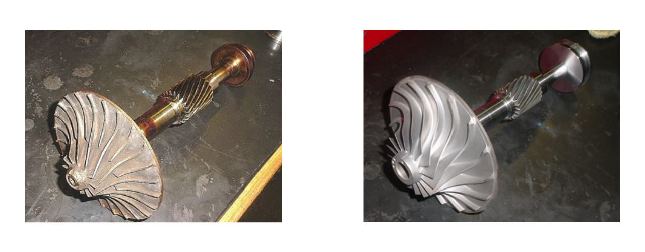 Dirty vs Clean Impeller