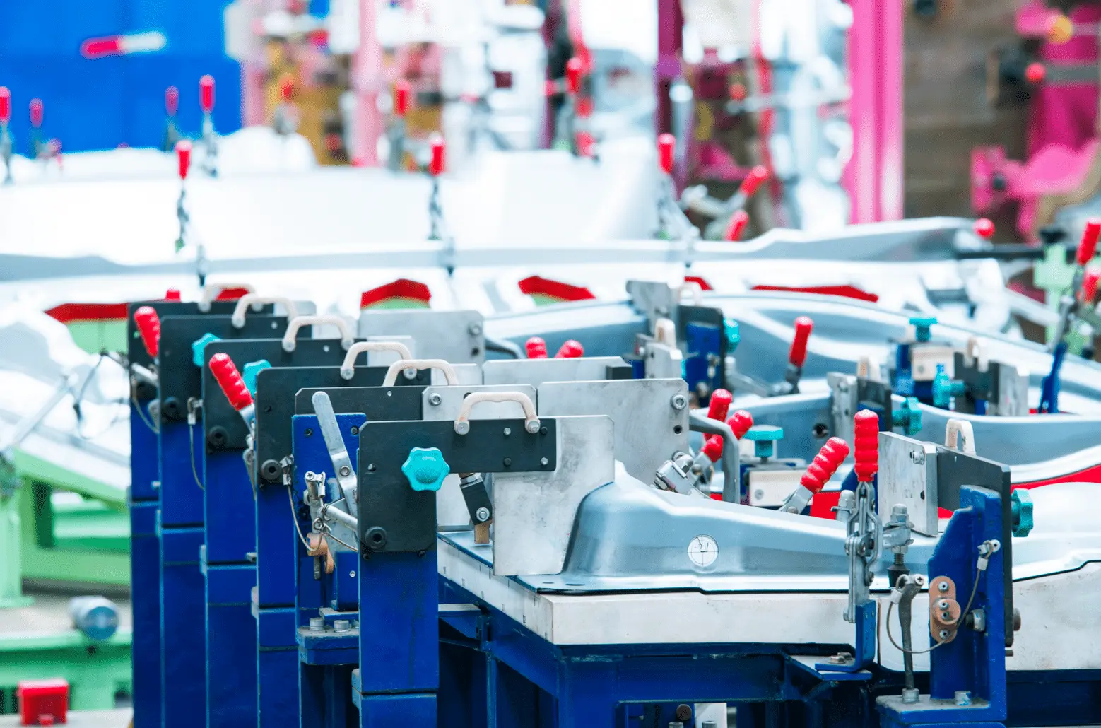 Automotive industry assembly station