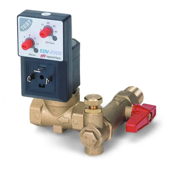 Product Photo Exterior left electronic drain valves