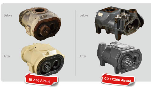 Contact-cooled Rotary Airend Reman
