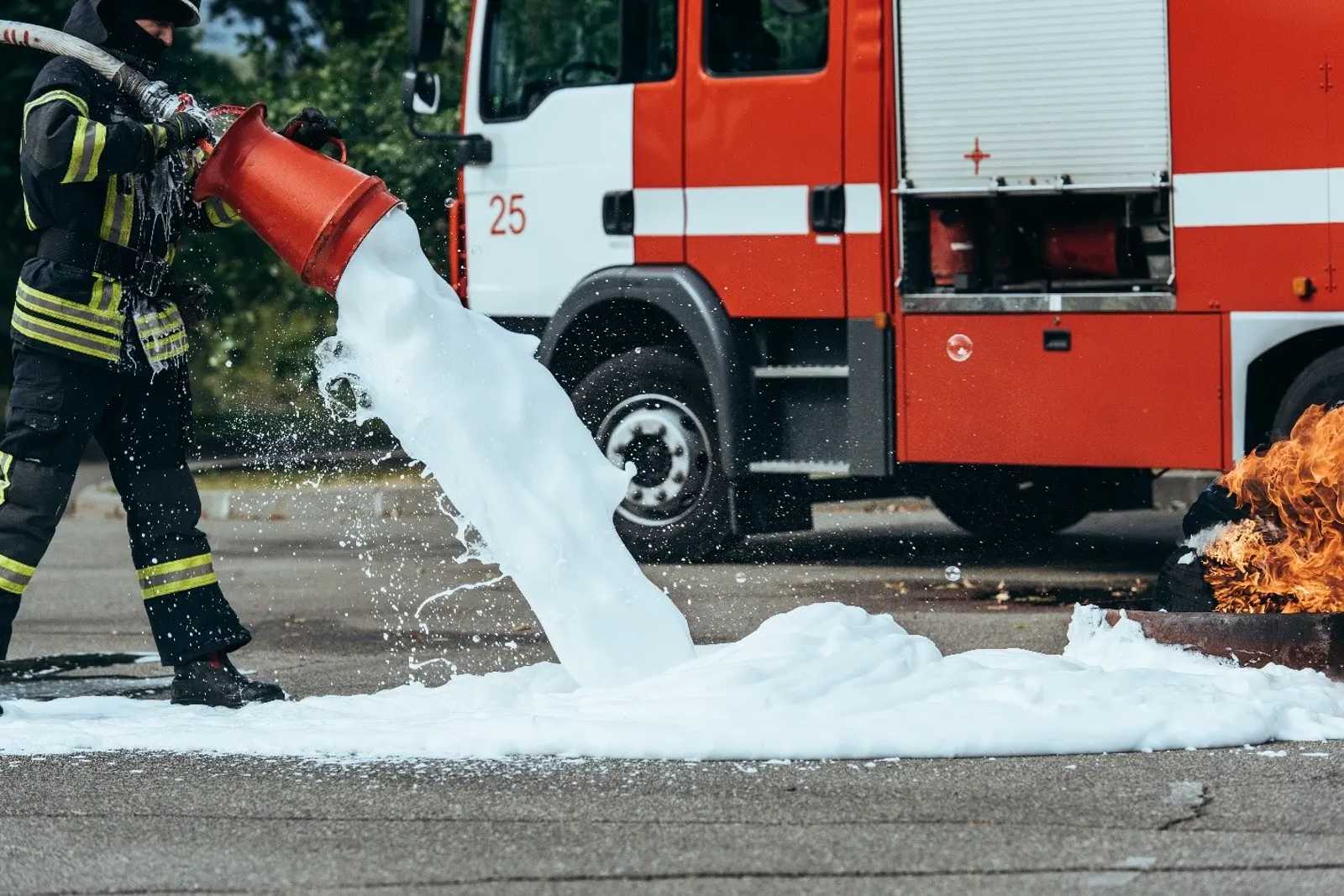 Application Photo Compressed Air Foam System CAFS