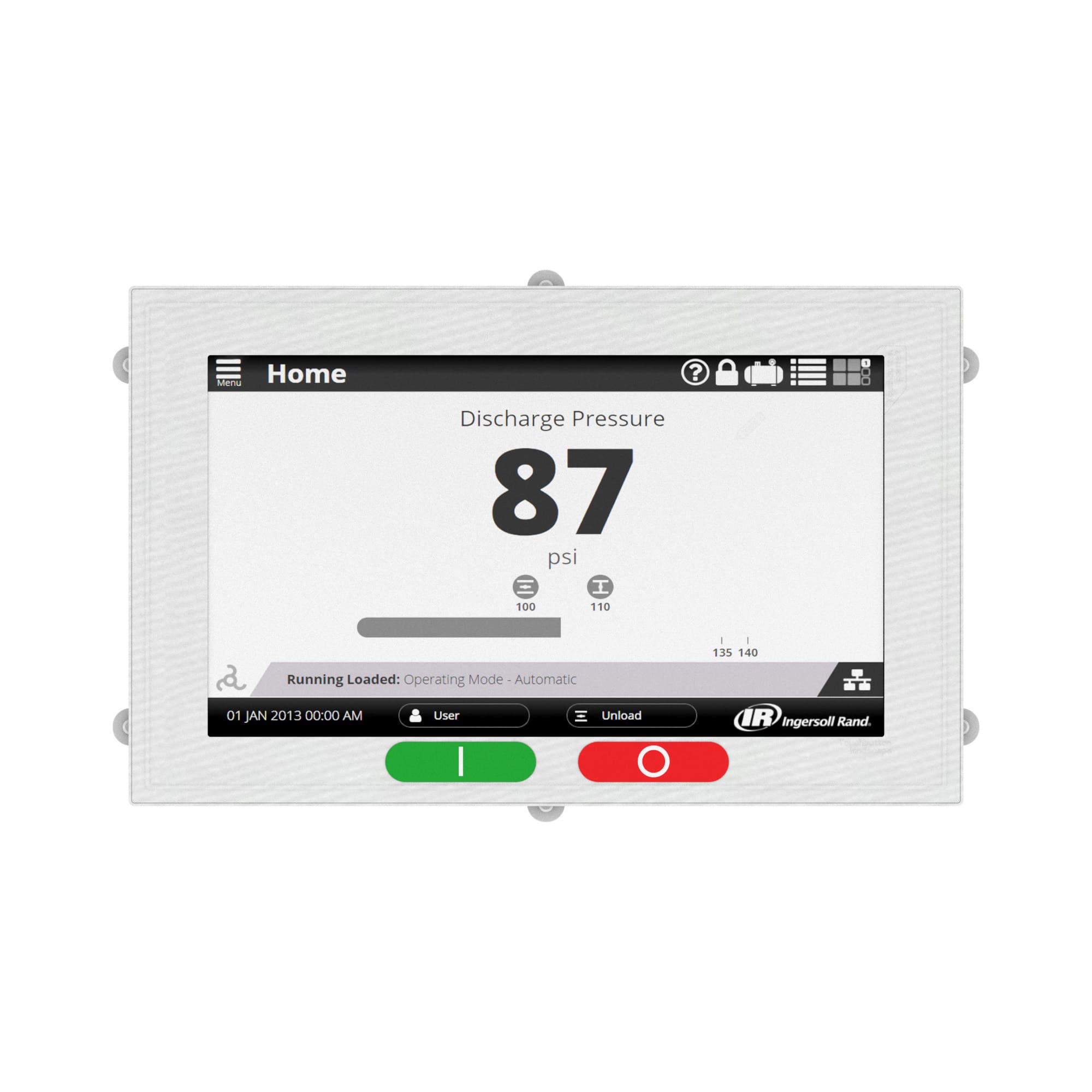 Product Photo Exterior front xs series rotary compressor controller xs255