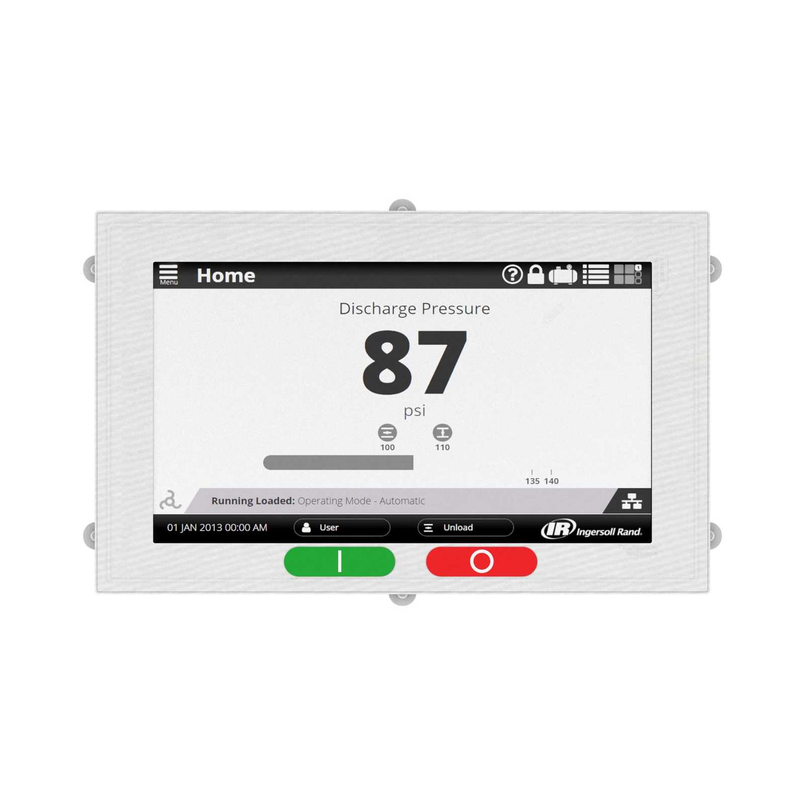 Product Photo Exterior front xs series rotary compressor controller xs255