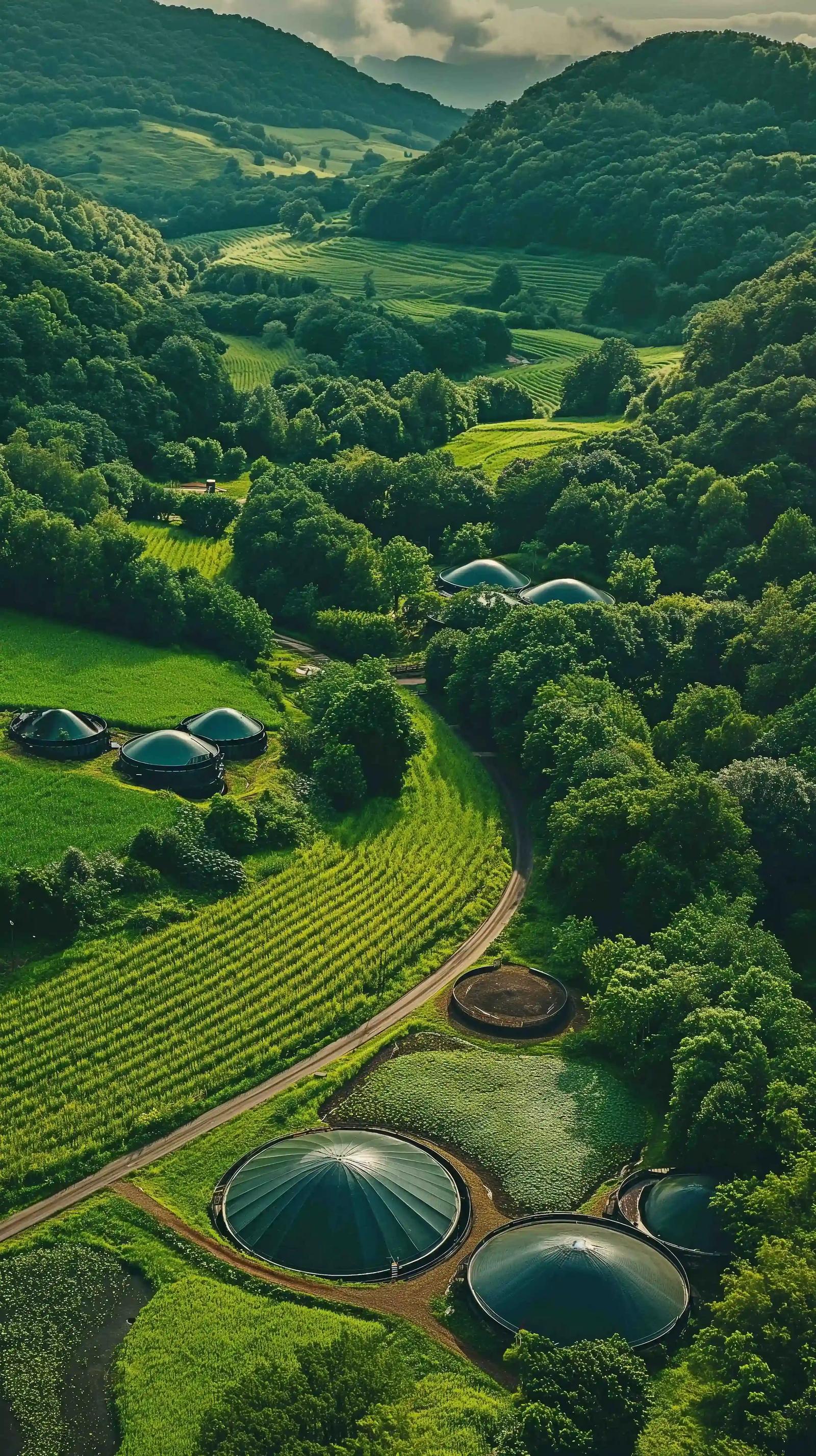 Biogas industry image