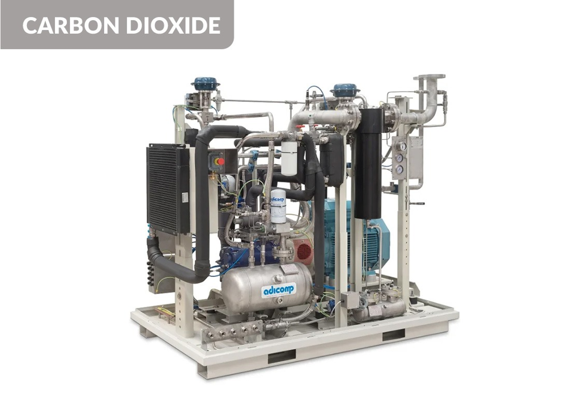 Adicomp CO₂ compression and treatment