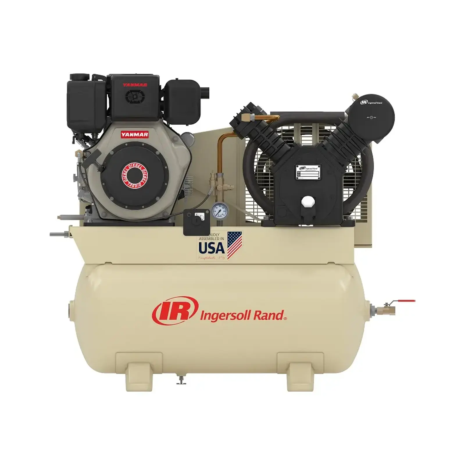 Truck-Mounted 2-Stage Diesel Reciprocating Air Compressor 10 HP