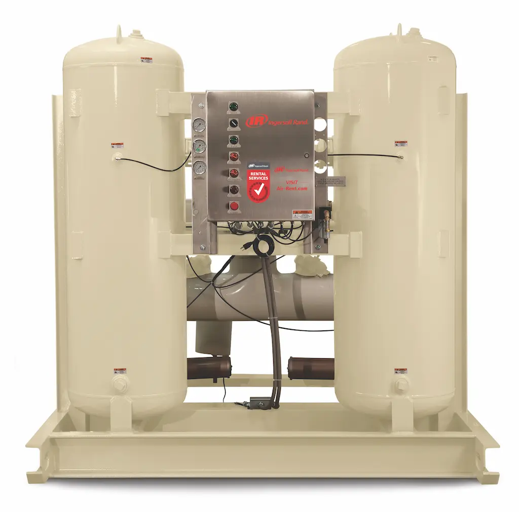Air compressor rental hlr1500 desiccant dryer rental f color