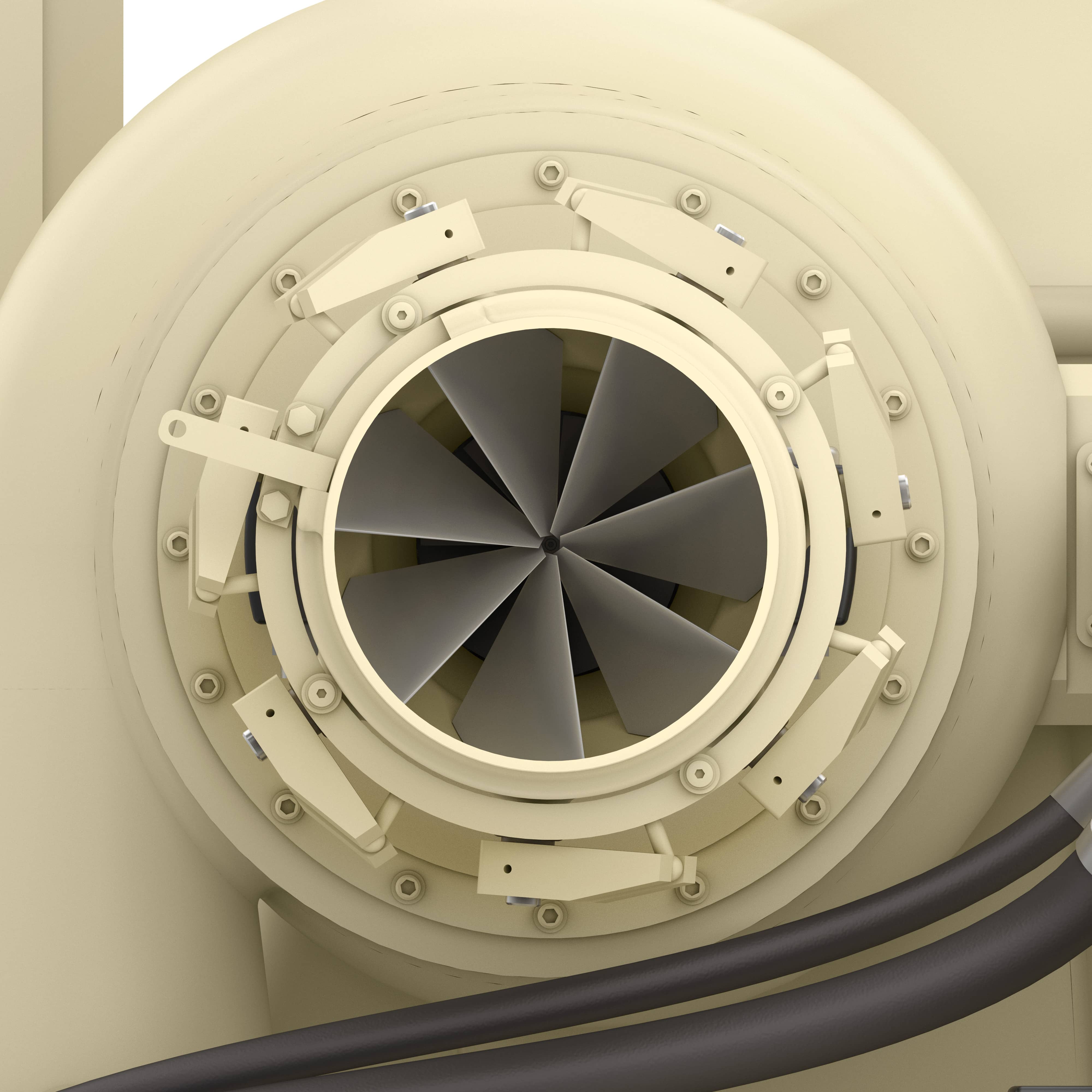 Product Photo Exterior turbo air nx 2500 vanes