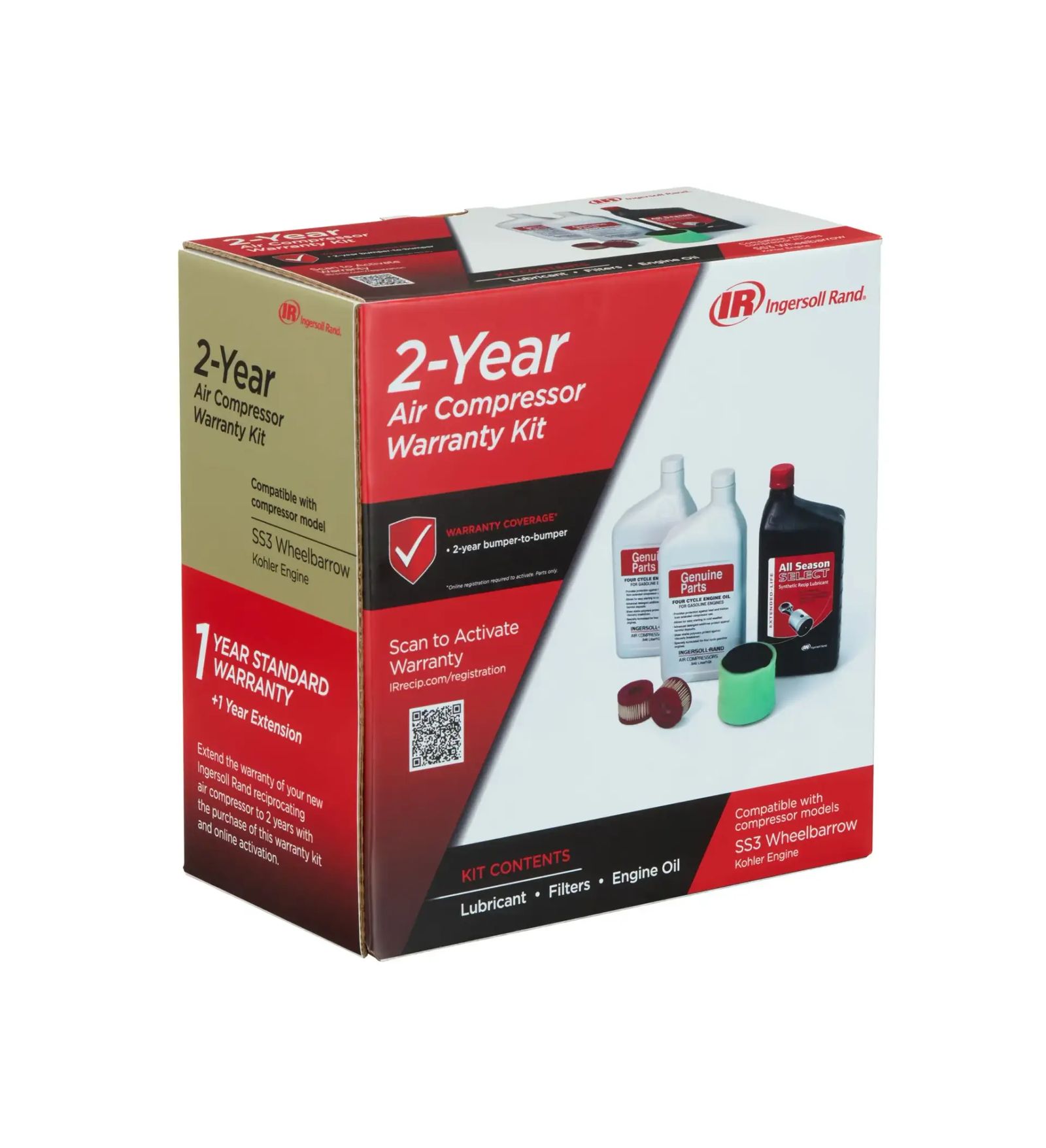2 year air compressor warranty kit