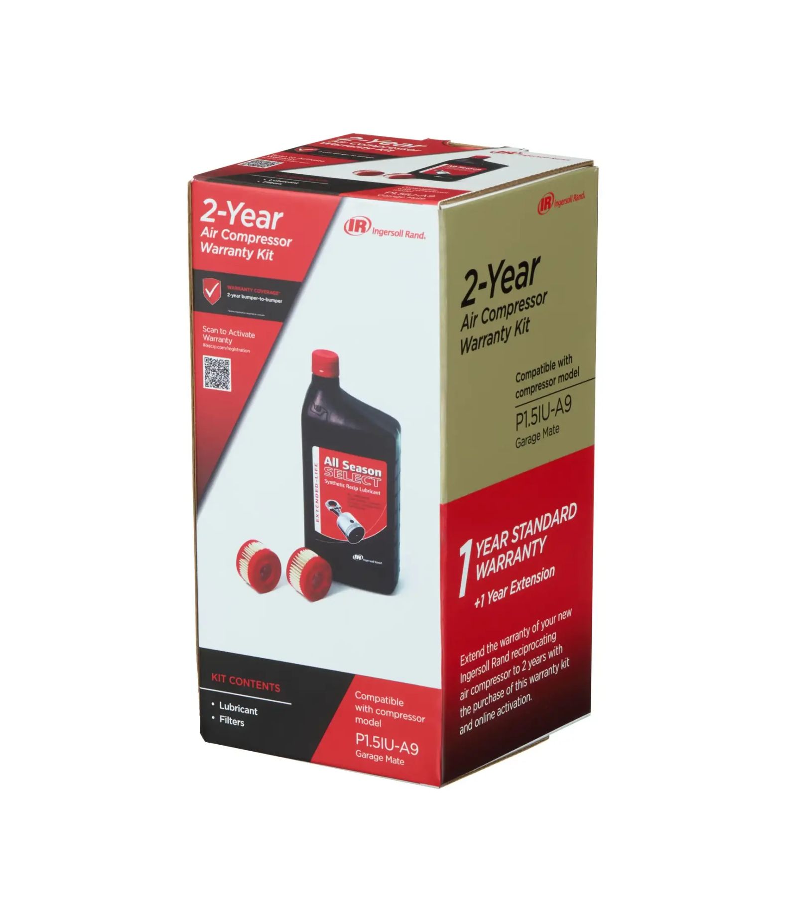 2 year air compressor warranty kit