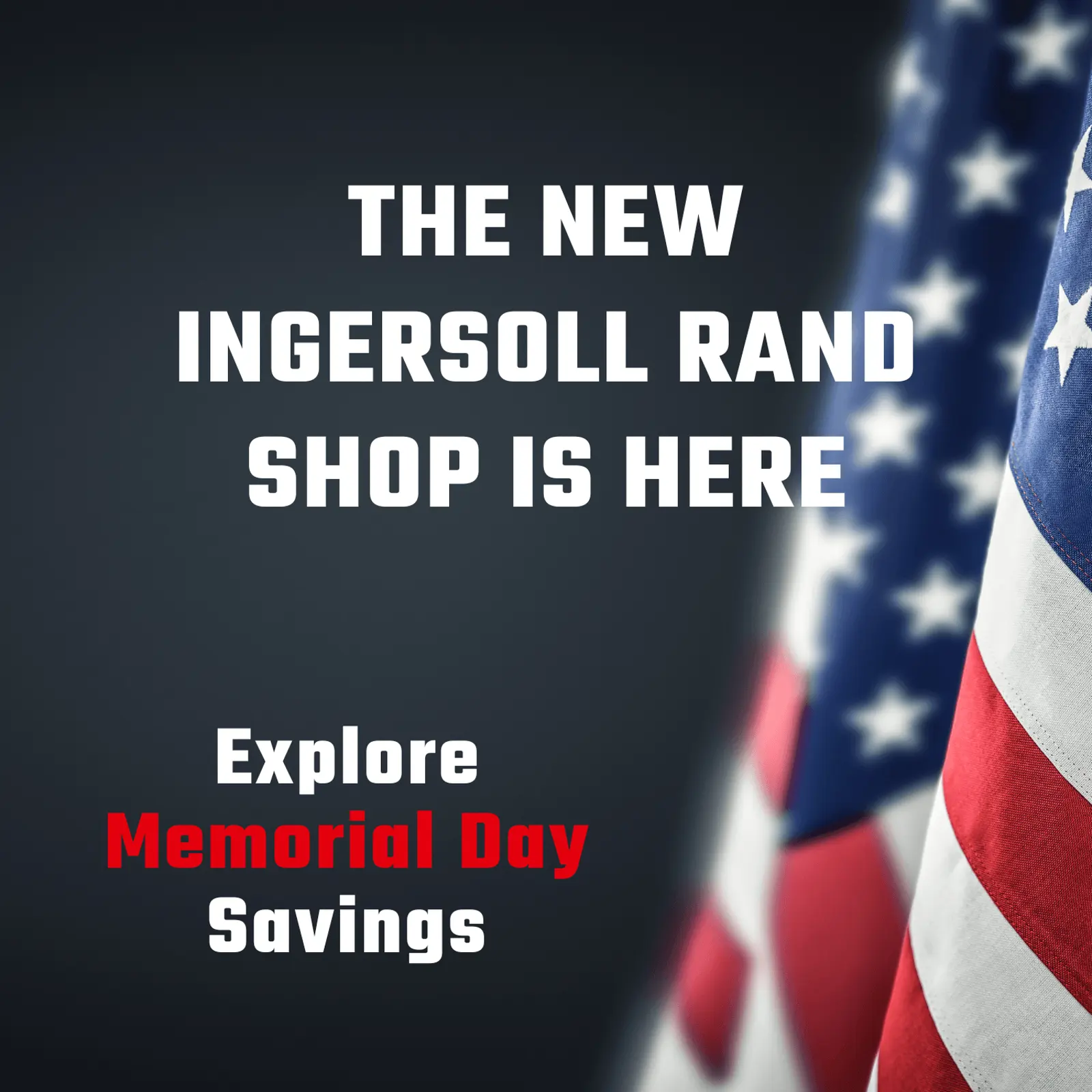 Ingersoll Rand Online Shop Memorial Day Promotion