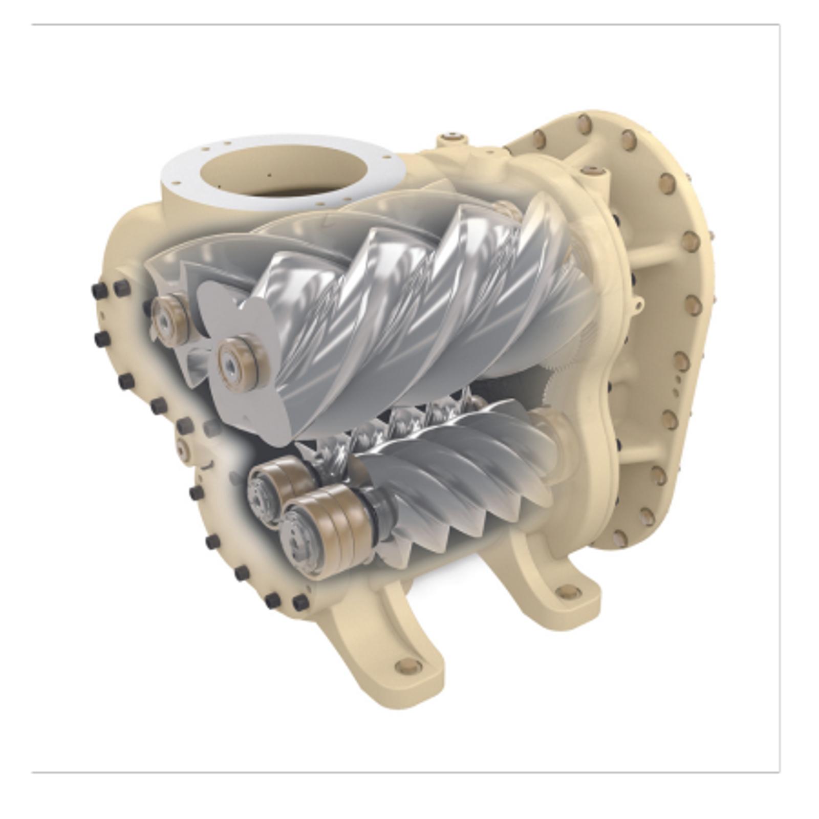 rotary-screw-oil-flooded-air-cooled-compressor-airend-cutaway