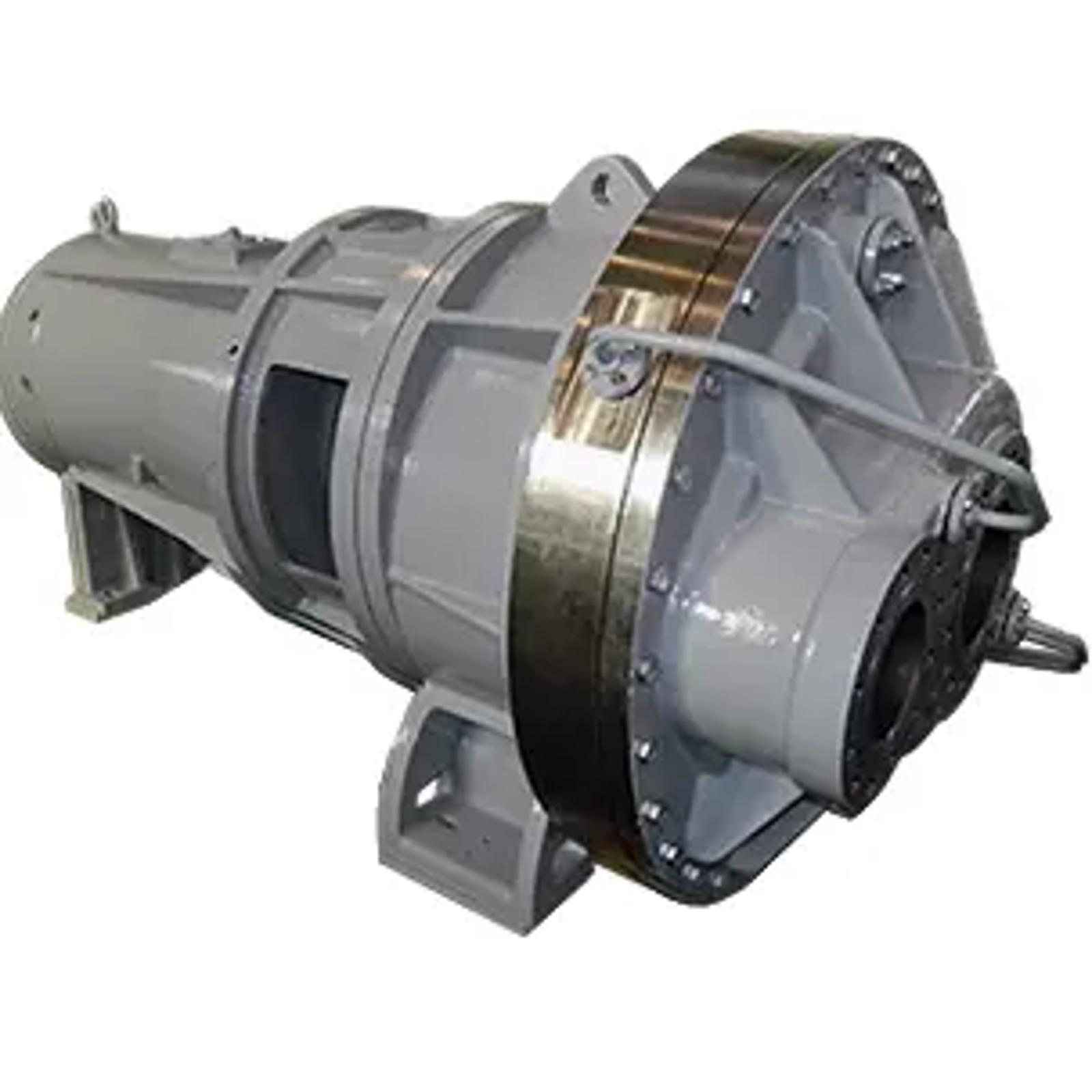 Two-stage liquid ring compressor
