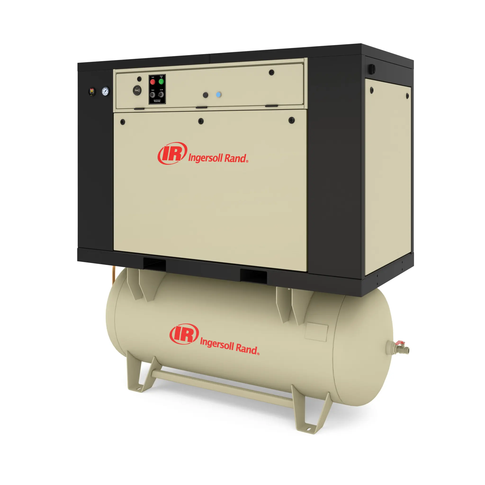 Quiet Enclosed Reciprocating Air Compressor, 5-15 HP