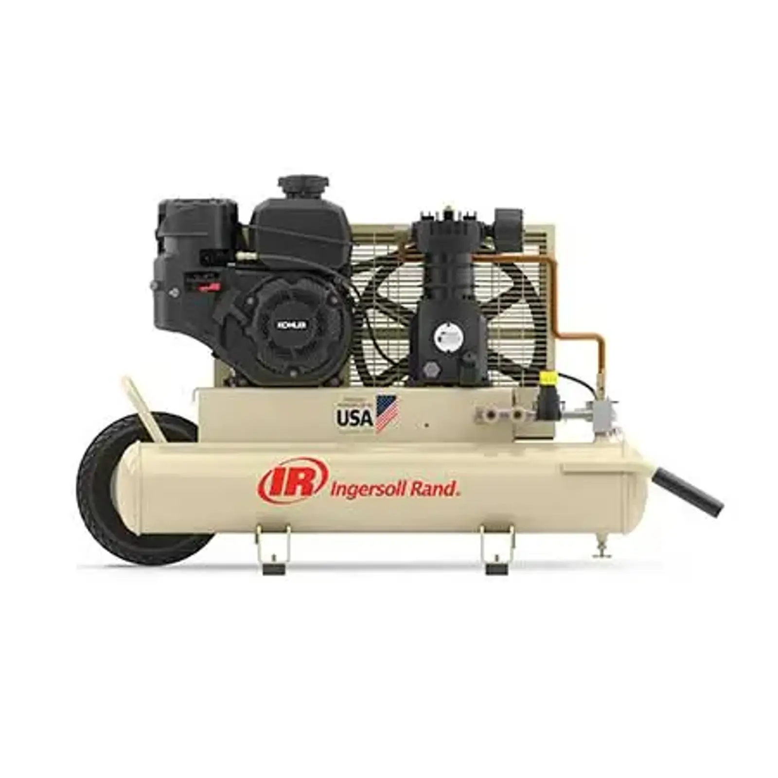 Portable Gas Driven Air Compressor (Wheelbarrow)