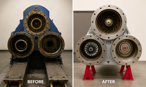 Remanufacturing Before and After