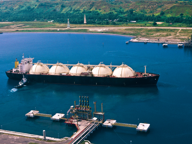 gas treatment, liquefaction, storage, and the distribution, transportation, and regasification of gas.