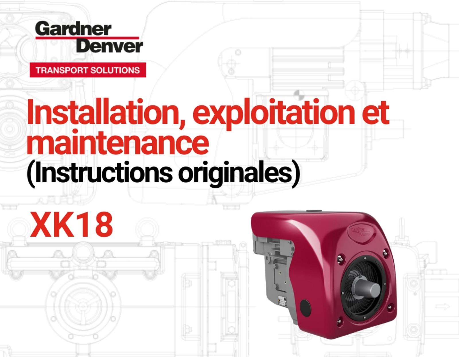 Gardner Denver Transport IOM XK18 cover