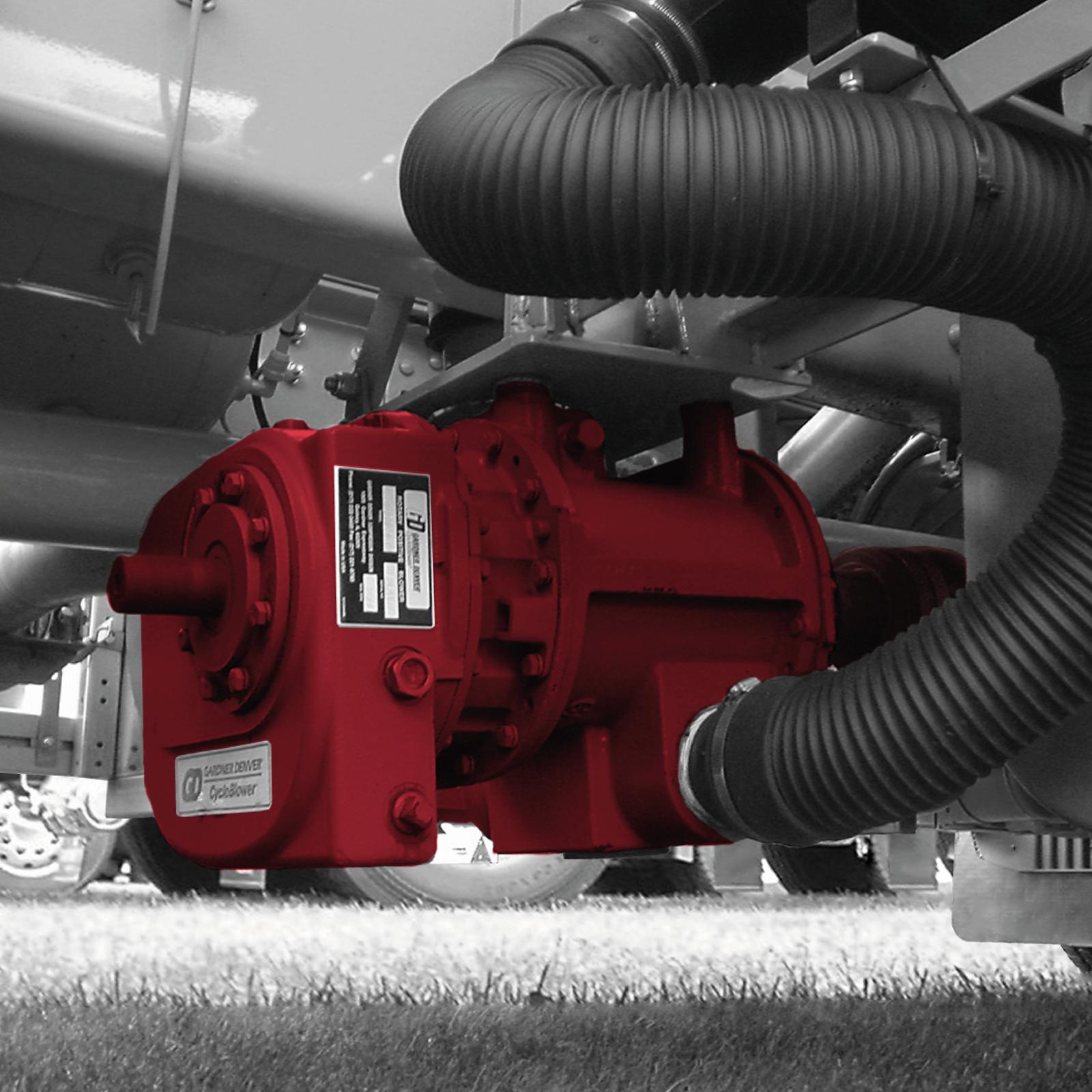 Gardner Denver Transport T5 cycloblower render installation