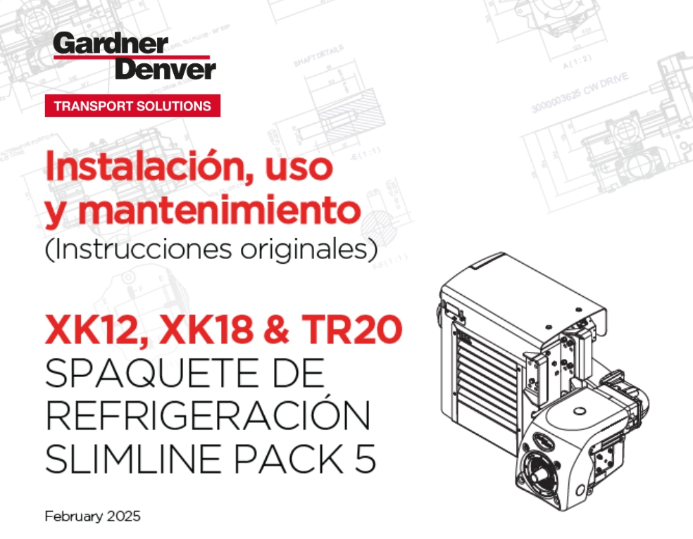 Cubierta Gardner Denver Transport Pack 5 IOM
