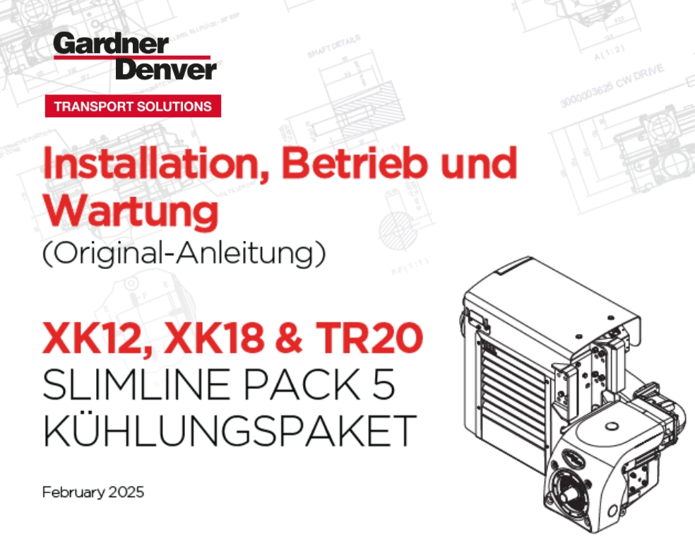 Gardner Denver Transport Pack 5 IOM Abdeckung