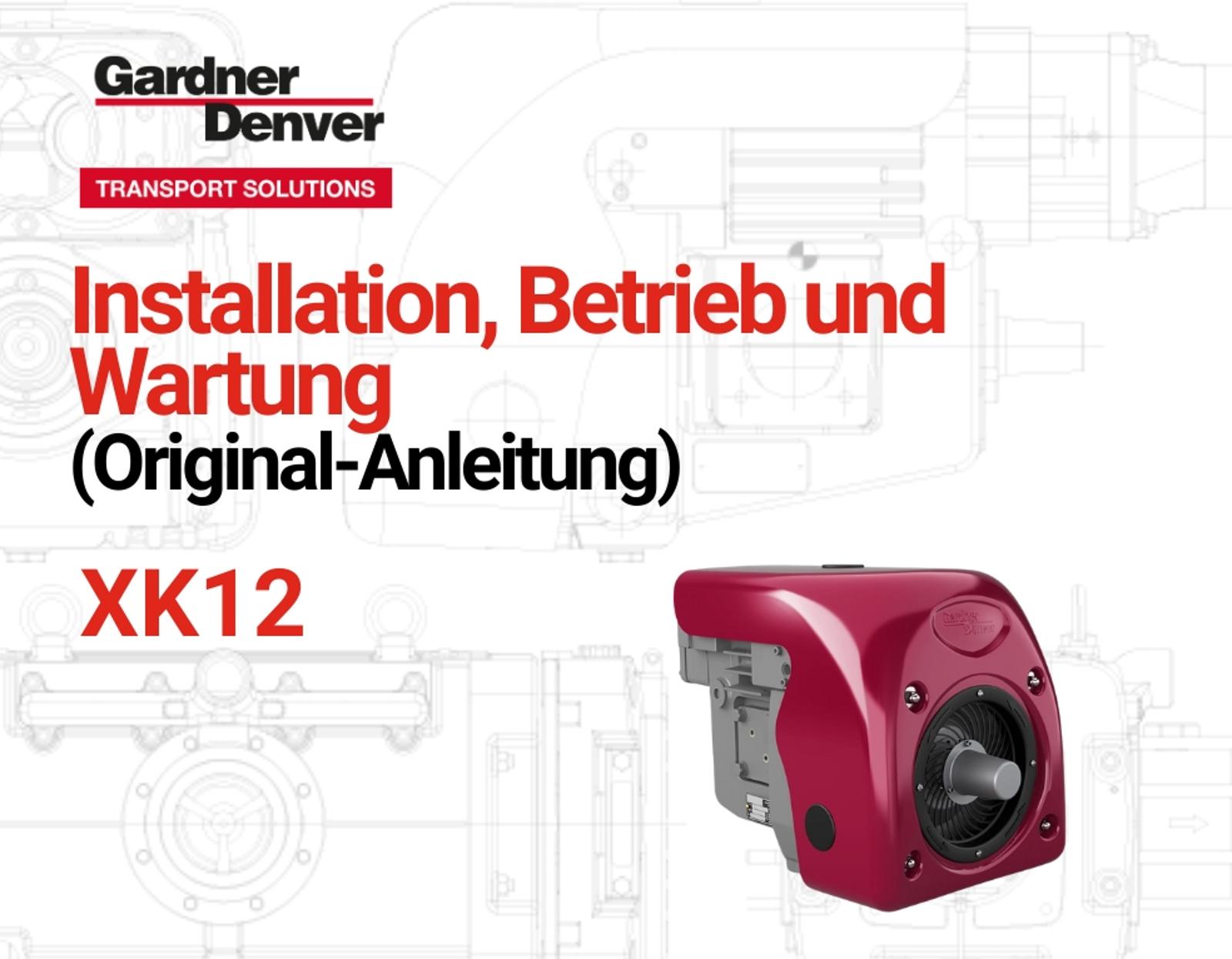 Gardner Denver Transport IOM Abdeckung