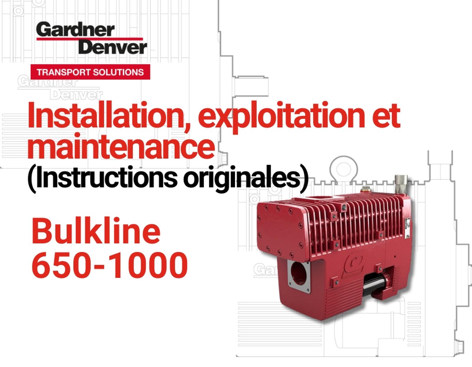 Gardner Denver Transport Bulkline IOM cover
