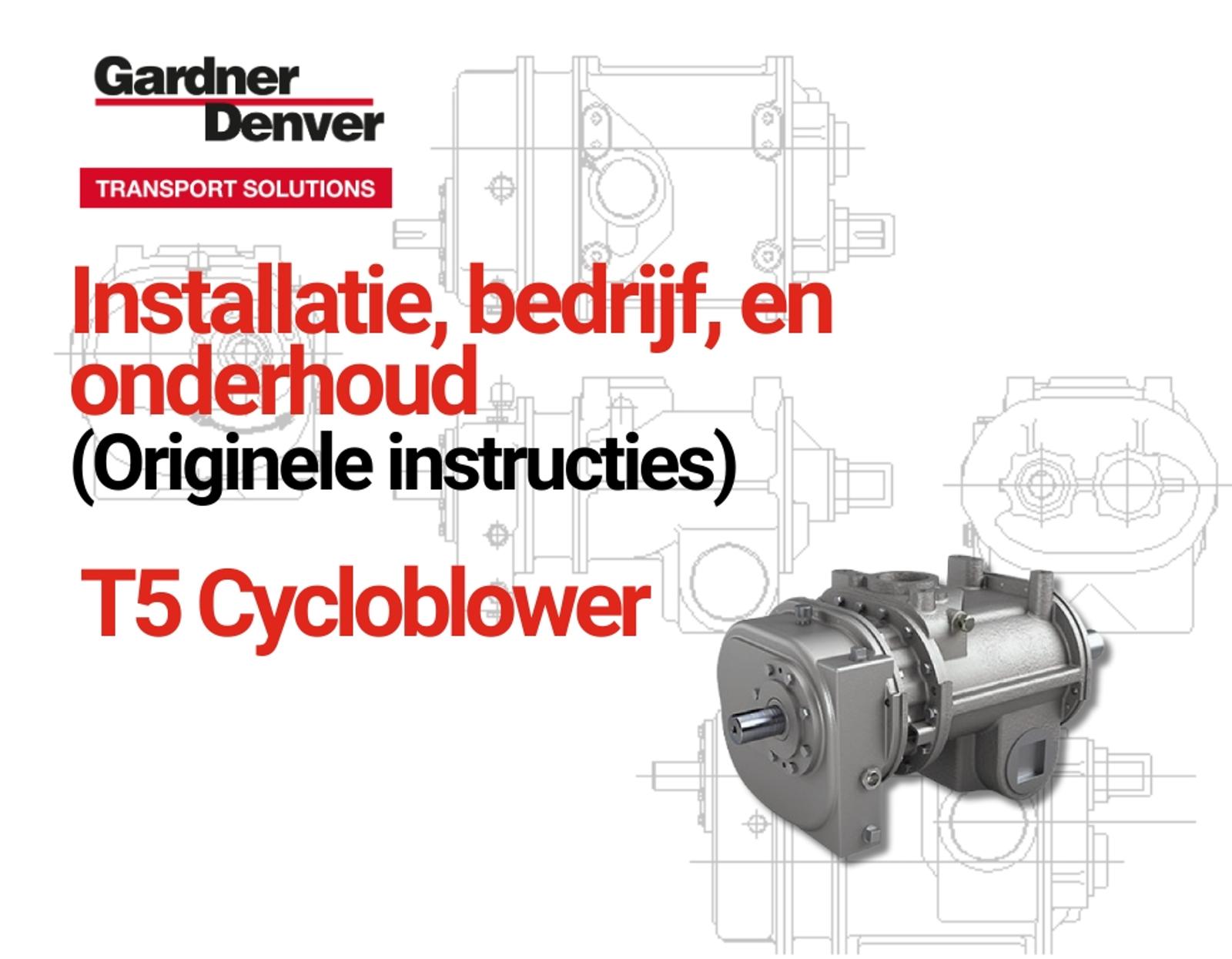 Gardner Denver Transport T5 cycloblower iom cover
