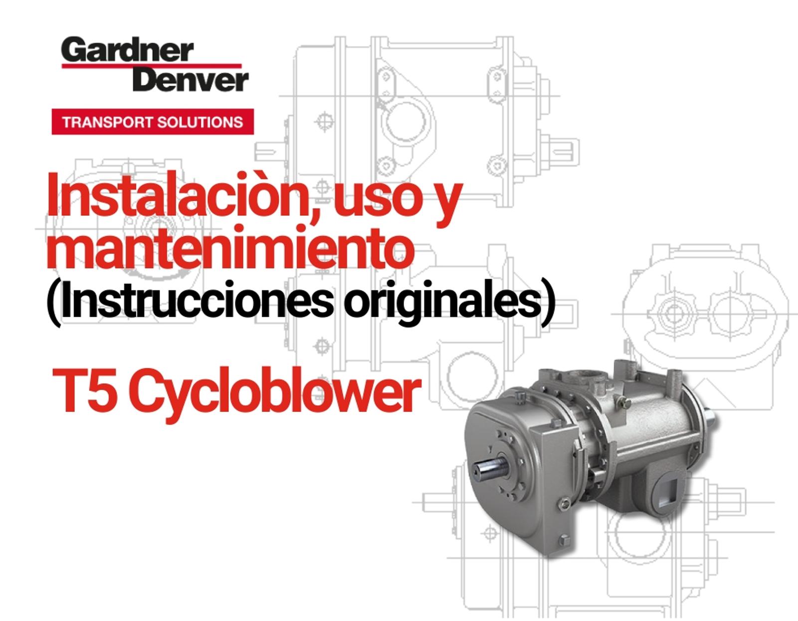 Gardner Denver Transport T5 cycloblower iom cover