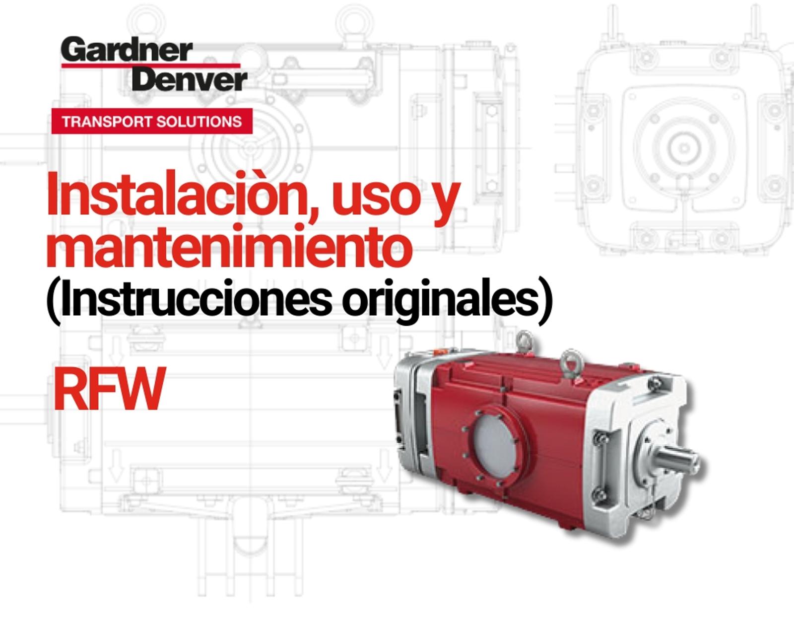 Gardner Denver Transport RFW IOM cover