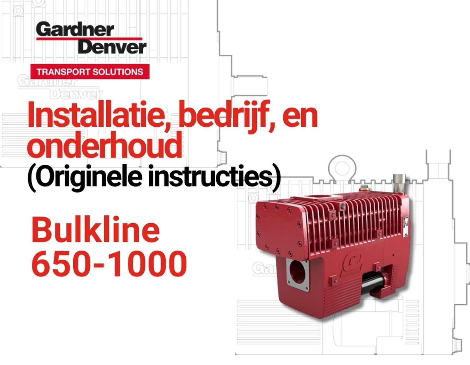 Gardner Denver Transport Bulkline IOM cover