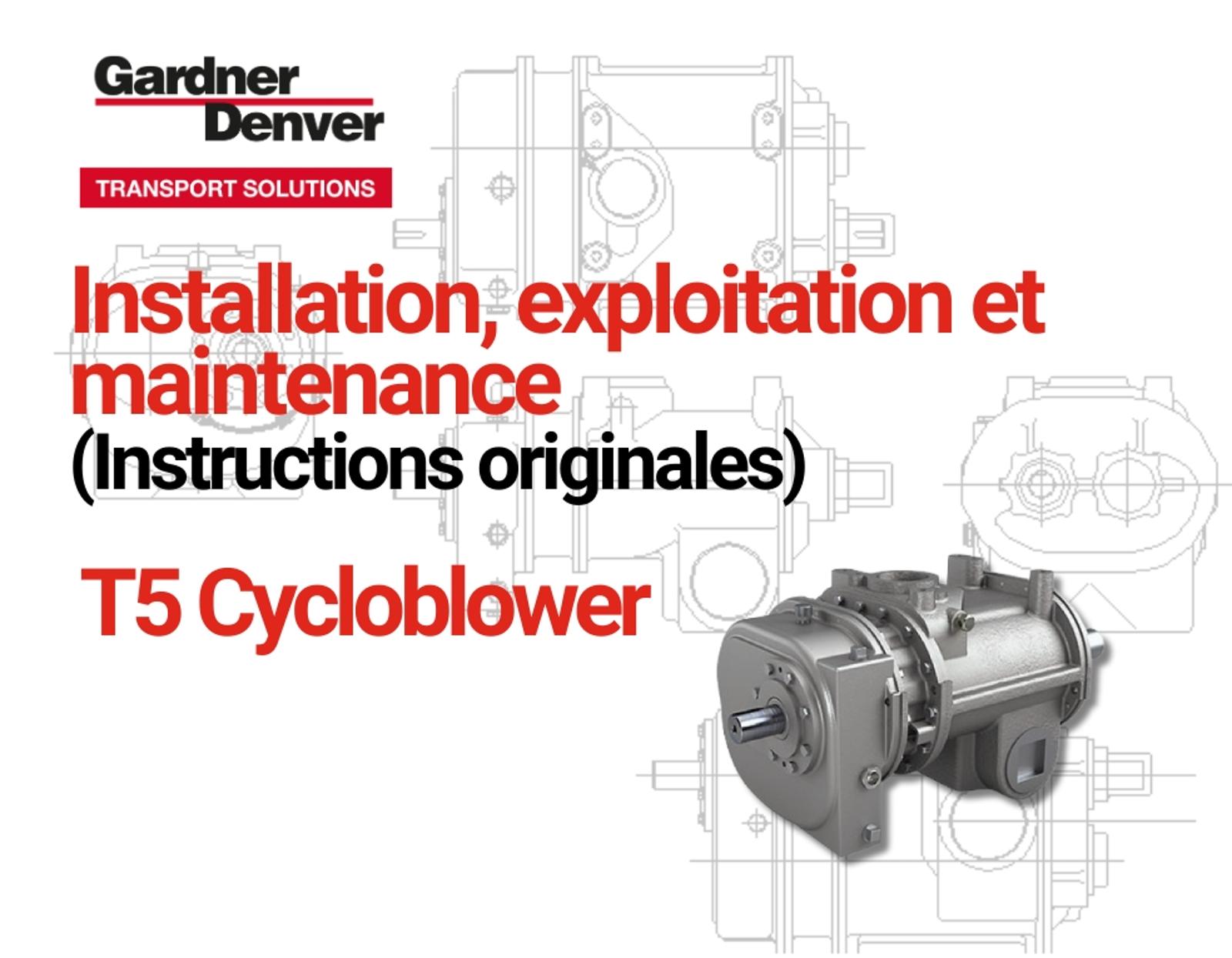 Gardner Denver Transport T5 cycloblower iom cover