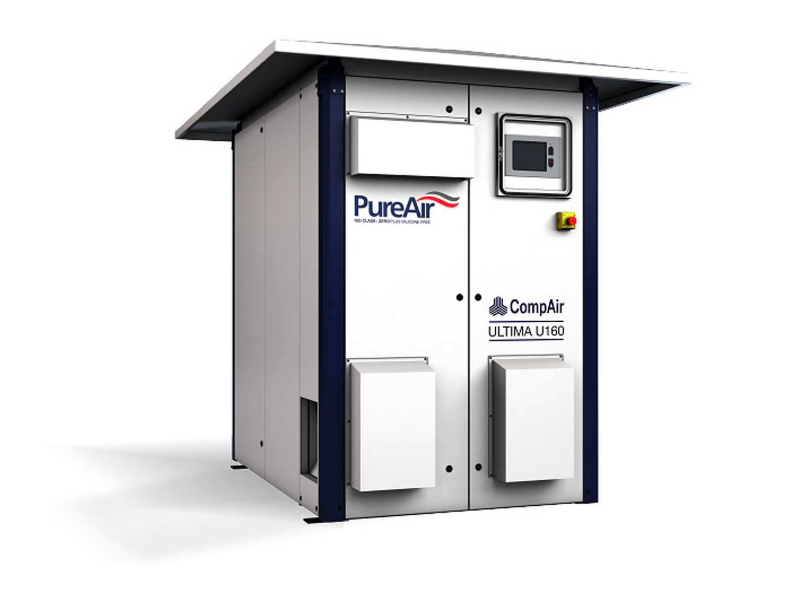 ultima oil free screw air compressor outside