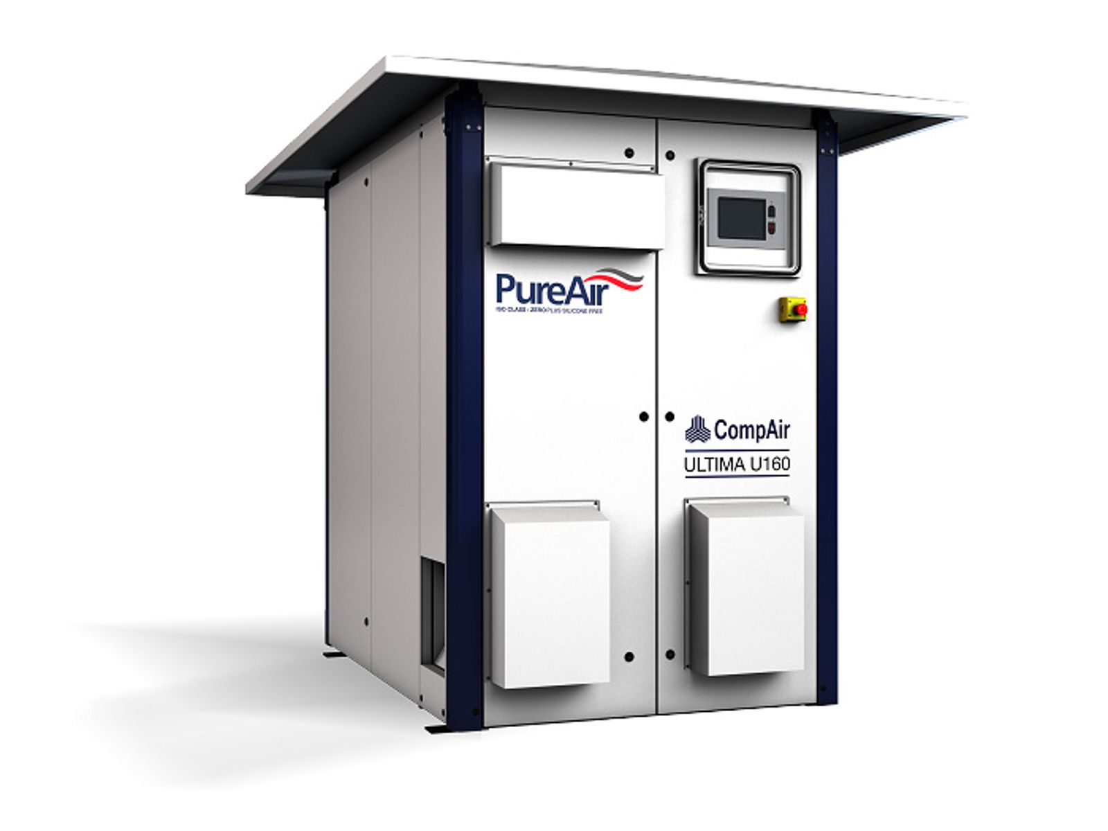 ultima oil free screw air compressor outside