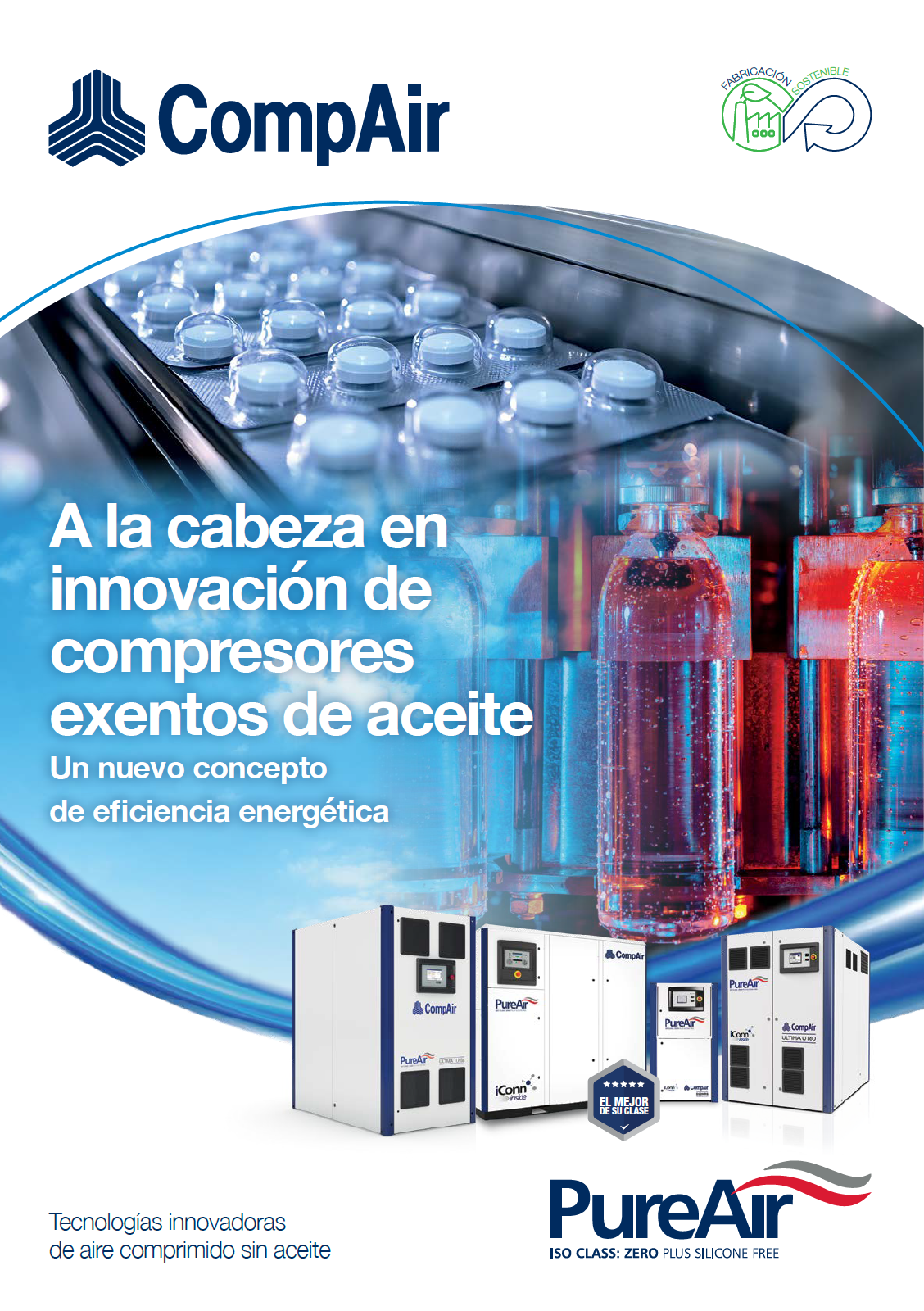 Portada del folleto de CompAir PureAir