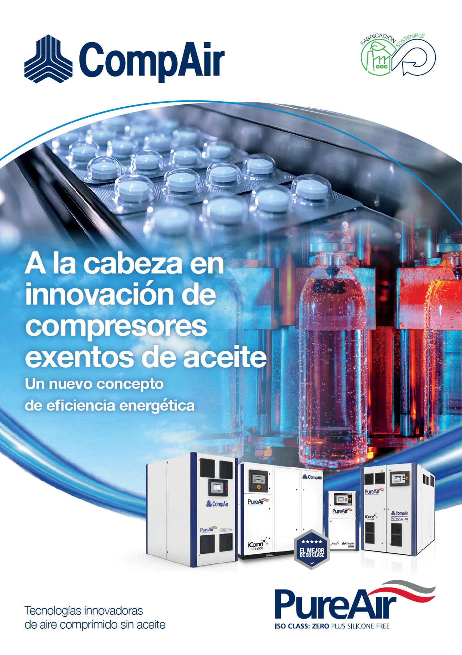 Portada del folleto de CompAir PureAir
