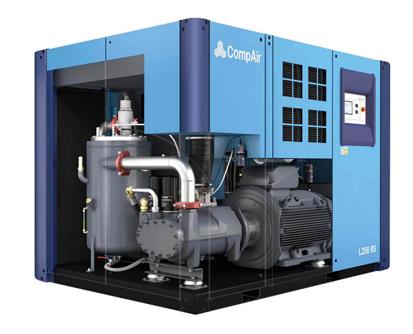 large air compressor open 250 kw l250rs open