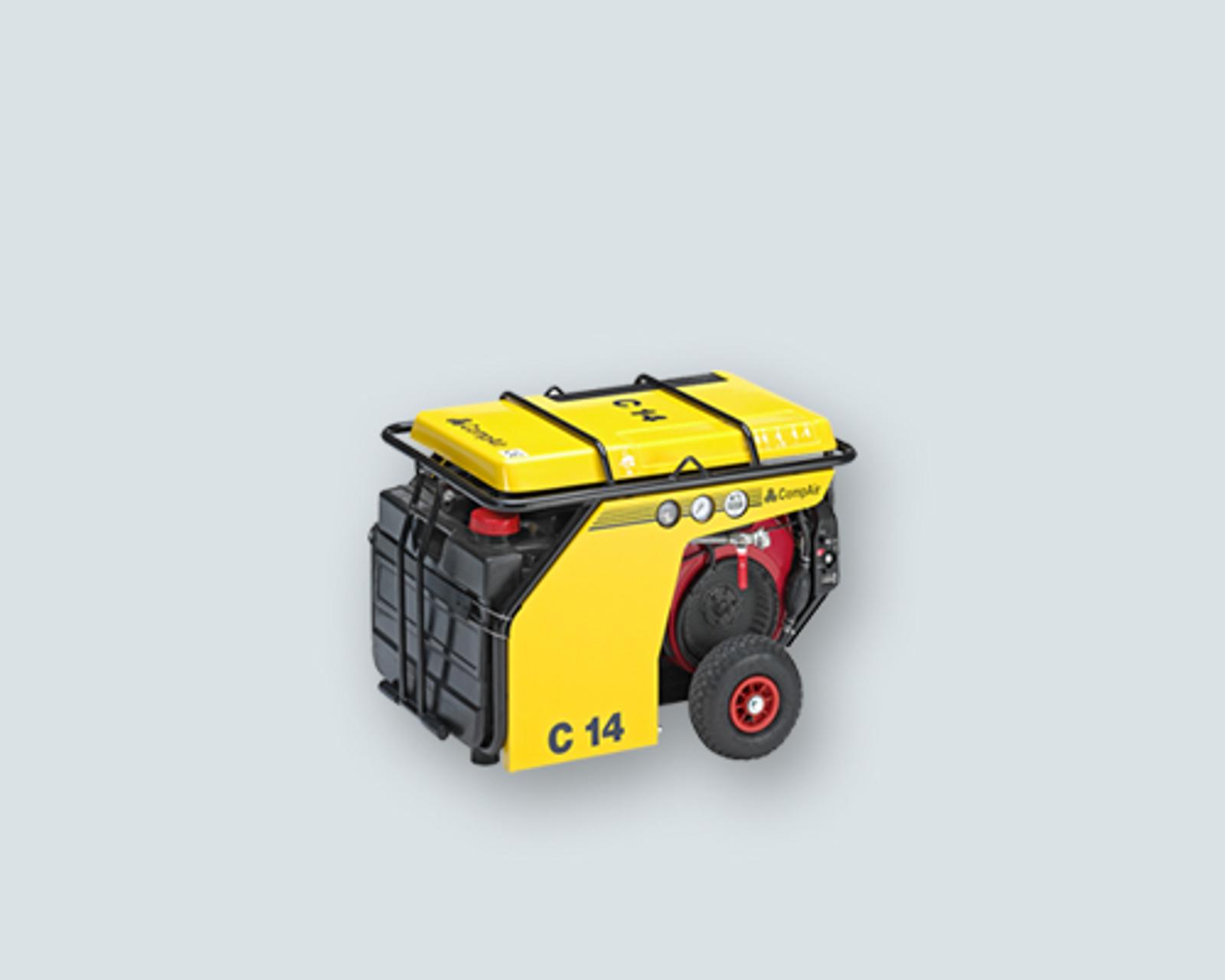 Small Portable Compressors up to 1.4m³/min (49 cfm)