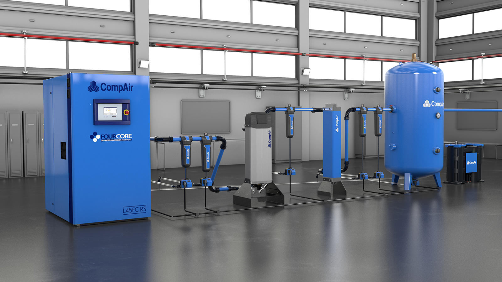 CompAir L-Series Compressors | Efficient 45–55kW Air Power