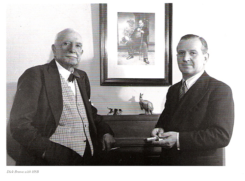 harry skeet broom left broomwade founder and son dick broom c1940
