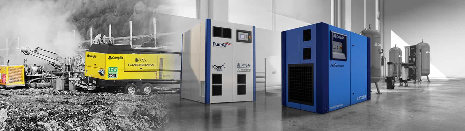 Compressed Air Rental from CompAir