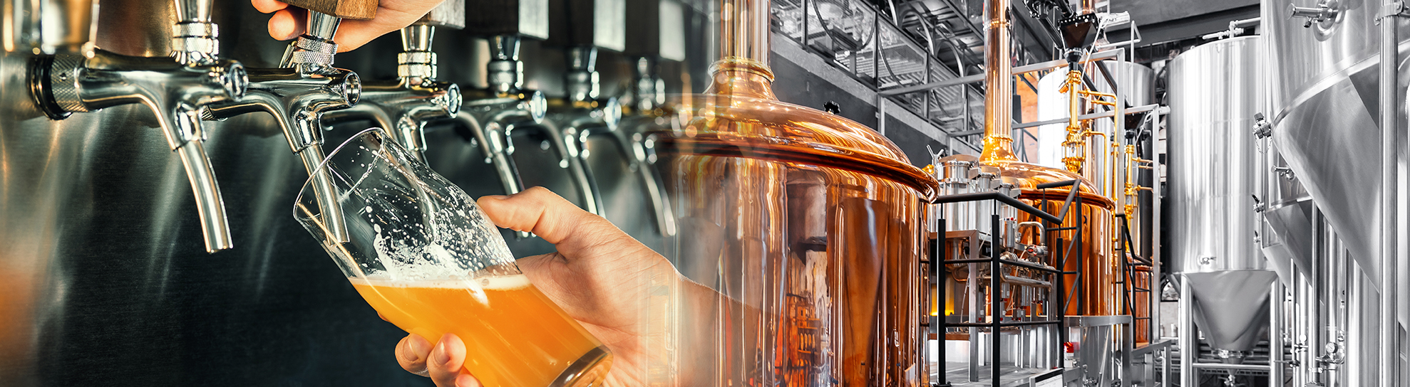 Brewing and beer production facility using oil-free compressed air solutions to support product quality, contamination control and operational efficiency.